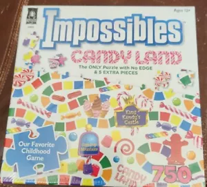 NEW Impossibles Candyland 750 Piece Jigsaw Puzzle No Edge Extra Pieces - Picture 1 of 2