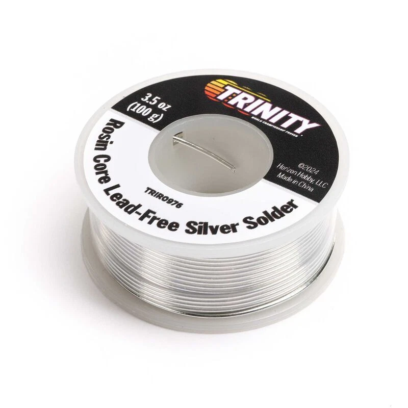 Trinity Rosin Core Silver Solder 100g Roll TRIR0976 - Image 1 of 1