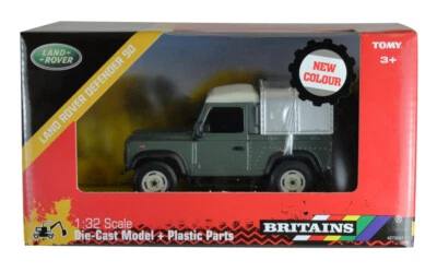 Land Rover Defender 90 + Canopy - Colour Change 1:32 Model BRITAINS - Immagine 1 di 2