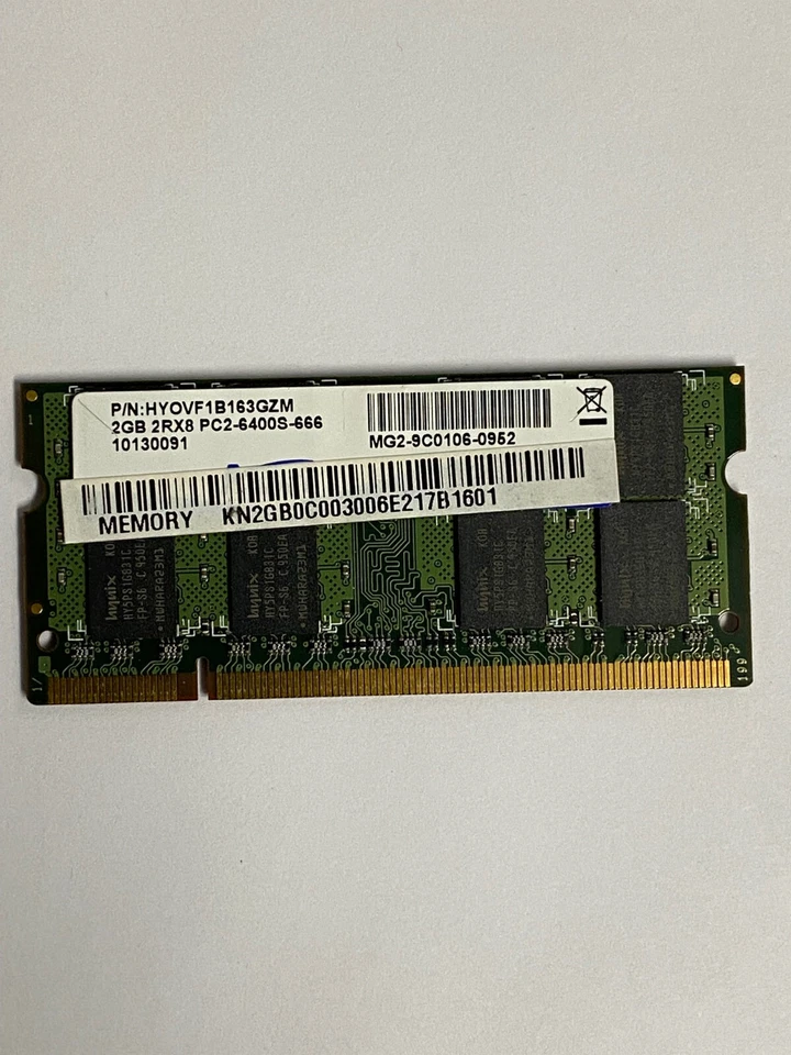 ADATA 2GB (1x2GB) ADOVF1B163GZM PC2-6400S DDR2 Laptop Memory - Image 1 of 1