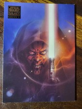 Star Wars Galaxy Series 4 Card  80 Darth Maul Tsuneo Sanda Concept  Artwork