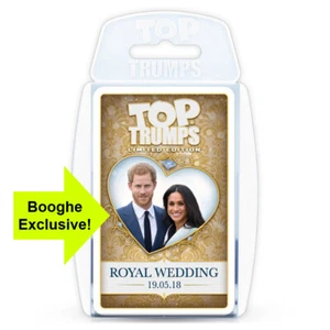 Top Trumps Prince Harry & Meghan Markle Royal Wedding Edition Card Game New - Picture 1 of 8