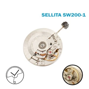 SELLITA SW200-1SWISS🇨🇭 Made Automatic Movement, Black Date Disk at 6 - Bild 1 von 3