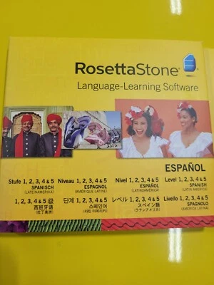Rosetta Stone Spanish, levels 1-5 language program  Software And Audio Companion - Image 1 of 2