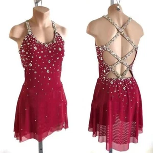 Eislaufkleid Eiskunstlaufkleid Schlittschuhkleid Tanzkleid - Bild 1 von 9