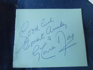 Vintage Variety ERNEST ARNLEY & GLORIA DAY hand signed page - Picture 1 of 1
