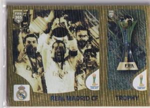 Panini FIFA 365 2019 Autocollant N° 450 Real Madrid CF / Trophée Ronaldo - Picture 1 of 2