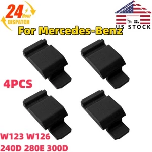US For Mercedes-Benz W126 W123 240D 280E 300D Door Lock Strikers to Fix Rubber - Picture 1 of 6