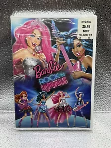 Barbie in Rock N Royals (DVD, 2015) NEW - SEALED Toys R Us Sticker - Foto 1 di 2