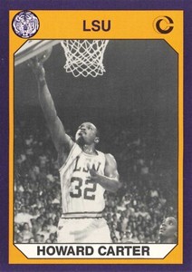 1990 Collegiate Collection LSU Tigers Howard Carter #40