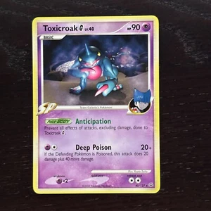Toxicroak 40/127 Pokemon Platinum Regular Rare Card MP - Picture 1 of 2
