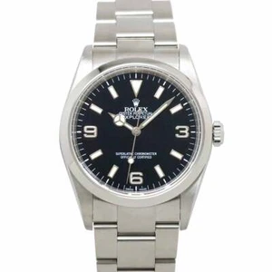 ROLEX Explorer 1 114270 Serial F Automatic Black Dial Mens Watch 90274447 - Picture 1 of 7
