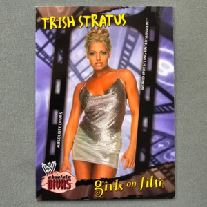 2002 WWE Fleer Absolute Divas Trish Stratus Girls on Film Wrestling Card WWF 86