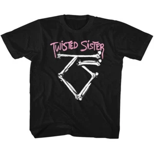 Twisted Sister Band Logo Youth T Shirt Heavy Metal Music - Picture 1 of 3