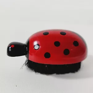 Cepillo vintage de madera pintado a mano para dama insectos Japón - 4" - Imagen 1 de 9