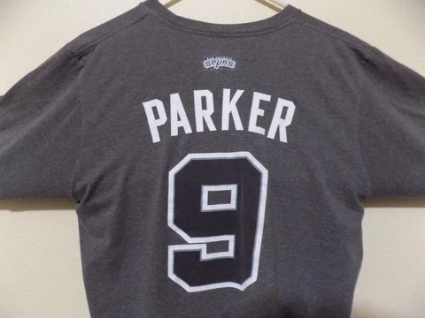 Tony Parker San Antonio Spurs Jersey/T-Shirt (Small  Adult) adidas/2 sided /good Cover