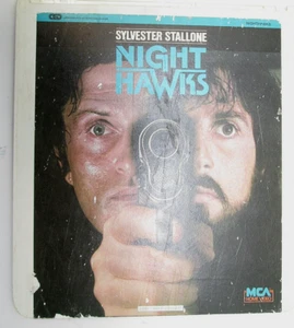 Night Hawks  Sylvester Stallone Lindsay Wagner CED VideoDisc VTG great  wall art - Picture 1 of 12