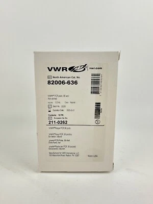 VWR 0.2mL Standard PCR Plates 96-Well Natural 82006-636 - Image 1 of 4
