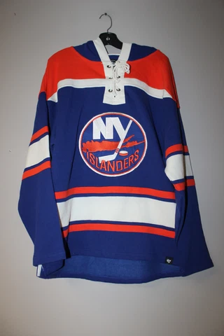 New NHL New York Islanders #13 Barzal old time mid weight cotton hoodie men XXL Cover