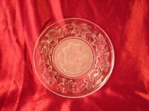 New Princess House Crystal Fantasa  Bread Butter or Dessert 6 Inch Plate - Picture 1 of 2
