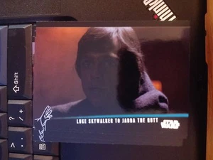 Star Wars 2013 Galactic Files 2 Weak Minded #WM-6 Luke Skywalker to Jabba Hutt - Bild 1 von 1