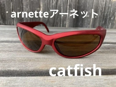 Gafas de sol Arnette CATFISH marco rojo mate - Y2K vintage - Imagen 1 de 4