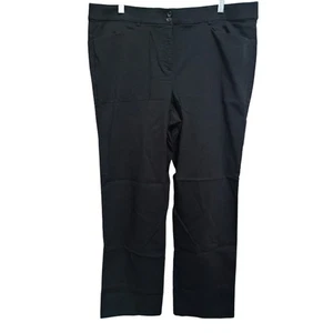 Lane Bryant Black Pants Womens Size 18 Dress Slacks Business Casual Work Wear - Picture 1 of 11