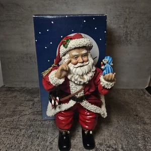 Clothtique Possible Dreams Santa "Not a Creature was Stirring" 1996 10" de alto - Imagen 1 de 10