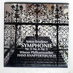 KNAPPERTSBUSCH BRUCKNER SYMPHO DECCA SMB25039D13 Germany 3LP - Picture 1 of 2