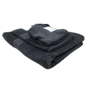 Target Grandeur 4Pce Cotton Steel Bath Sheet Hand Towel & 2x Face Washer Set NEW - Picture 1 of 6