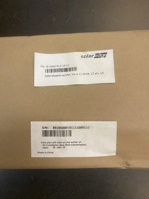 BRAND NEW  SOLOREDGE MODEM SE-GSM-R12-US-S1 - Image 1 of 4