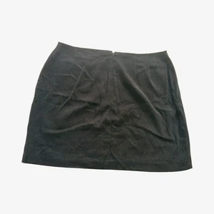 Venezia Jeans Clothing Womens Size 20 Skirt Black Zip Casual - Picture 1 of 8