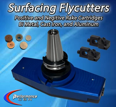 SISTEMA DE CORTE DE MOSCAS BILLET CBN 10" Performance para superficie R8 con insertos de 3/8"  Foto 1 de 4