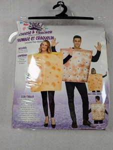LOL! by Fun World - Unisex Adult - Cheese & Cracker - Couple's Costumes One Size - Picture 1 of 14