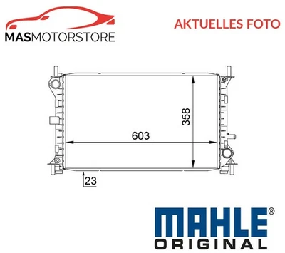 KÜHLER WASSERKÜHLER MOTORKÜHLER MAHLE ORIGINAL CR 627 000S A FÜR FORD - Image 1 of 4