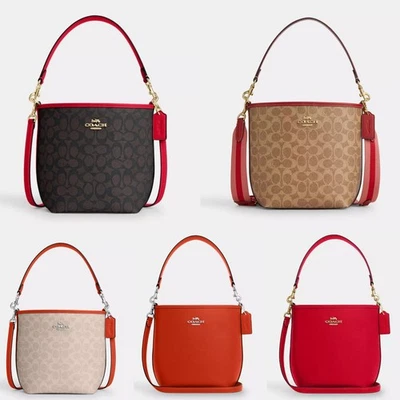 NWT Coach CT800 CAL85 CT801 City Bucket Bag leather Color Option $398 - Image 1 of 4