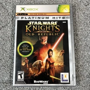 Star Wars: Knights of the Old Republic Platinum Hits (Microsoft Xbox, 2004) CIB - Picture 1 of 5