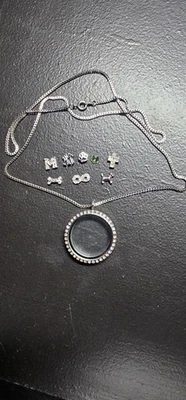 Оригами сова замок с цепочкой из нержавеющей стали также 8 подвески  - Изображение 1 из 4