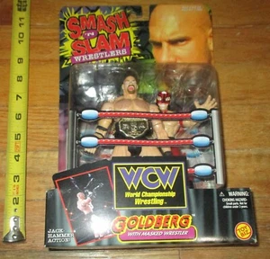Figura de lucha libre Bill Goldberg 1999 WCW NWO Smash Slam WWF WWE Rey Mysterio - Imagen 1 de 3