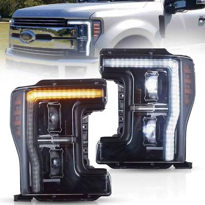 Faros LED SD Super Duty 2 lentes proyectores para Ford F250 F350 F450 F550 17-19 Foto 1 de 4