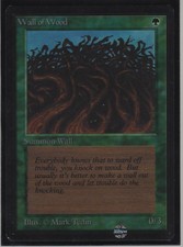 Mtg wall of wood beta nearmint + vintage legacy magic the gathering