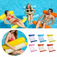 Inflatable Floating Water Bed Float Pool Lounge Summer Hammock Swimming Chair 