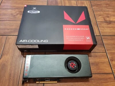 XFX RX Vega 56 RX-VEGMLBFX6 AMD Radeon Graphics Video Card - Black/Red HDMI 8GB - Image 1 of 3