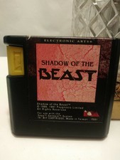 Shadow of the Beast (Sega Genesis, 1991) Game Cartridge Tested