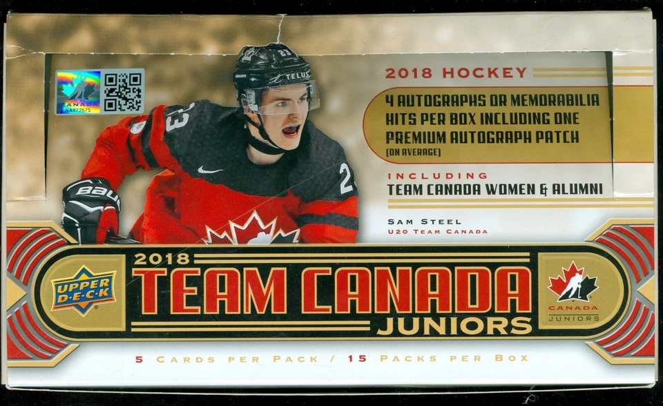 2018-19 Upper Deck Team Canada Juniors /225 JERSEY 1 A 100 SEE LIST - Image 1 of 1