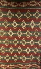 Vintage Woolrich Southwestern Aztec Fleece Throw Blanket 60x68 SALE!