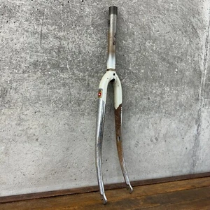 Vintage Columbus Fork 700c 1 in Threaded Bianchi 185 7.5 Foderi Rinforzati - Picture 1 of 18