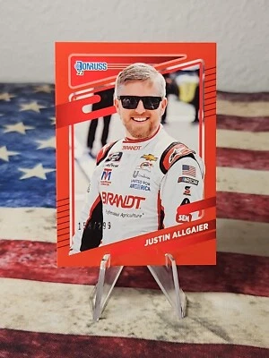 2022 Donruss Racing - Justin Allgaier Red /299 - Chevrolet #103 - Image 1 of 2
