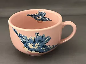 Rosie B Farmer - Jardín de pájaros cantores rosa ""Taza plana"" pájaro, rosas y floral - Imagen 1 de 7