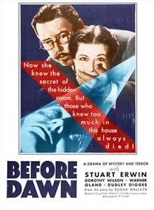 BEFORE DAWN 1933  RARE CRIME DRAMA  ON DVD-R WARNER OLAND - Bild 1 von 1